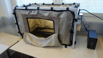 Faraday setup used in pre-compliance testing